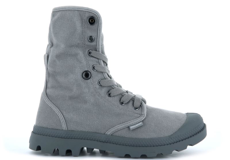 Palladium Baggy Støvler Dame Mørkegrå | DK-923766