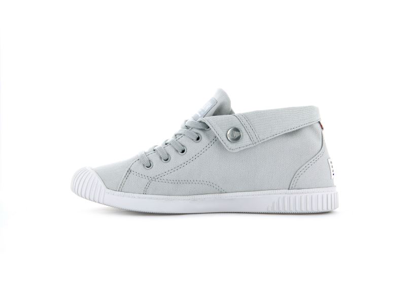 Palladium Easy Baggy Low Canvas Sneakers Dame Grå | DK-935419