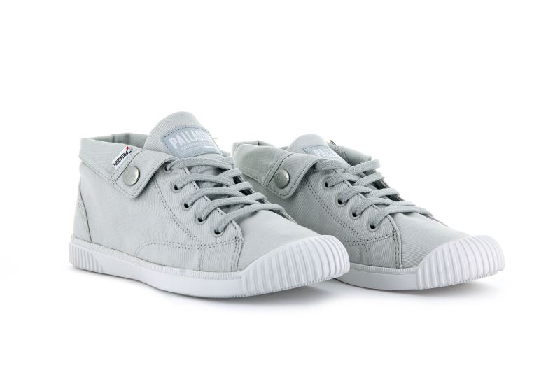 Palladium Easy Baggy Low Canvas Sneakers Dame Grå | DK-935419