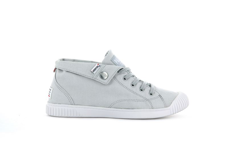 Palladium Easy Baggy Low Canvas Sneakers Dame Grå | DK-935419