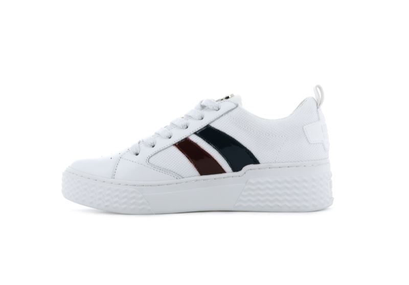 Palladium Ego 03 Npa Sneakers Dame Hvide Blå Rød | DK-771776