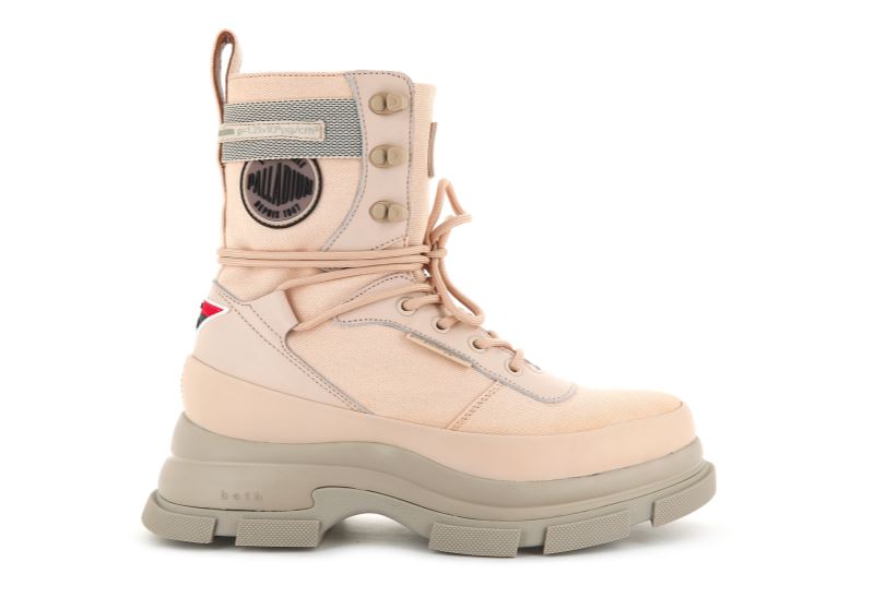 Palladium Gao Eva High Boot Støvler Dame Khaki | DK-046127