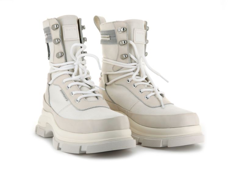 Palladium Gao Eva High Boot Støvler Herre Hvide | DK-098805