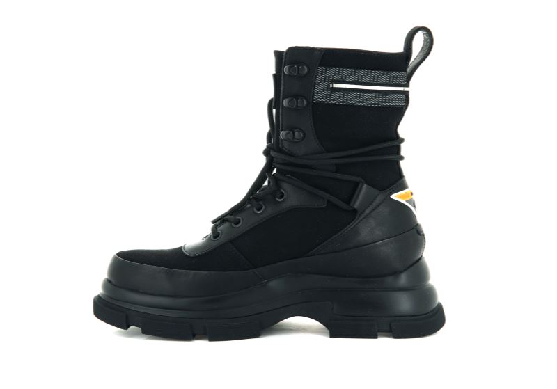 Palladium Gao Eva High Boot Støvler Herre Sort | DK-710579