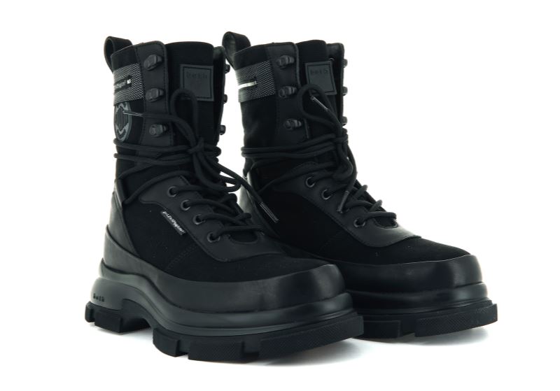 Palladium Gao Eva High Boot Støvler Herre Sort | DK-710579