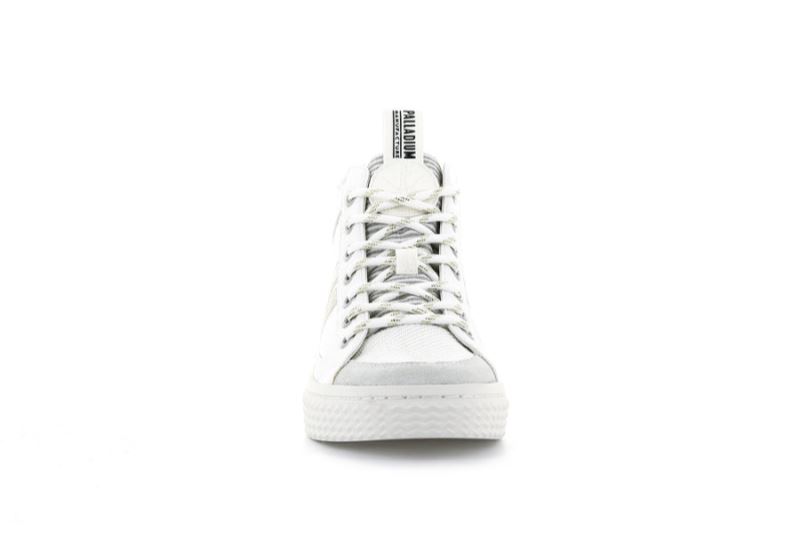 Palladium Høje Tempo 03 Txt Sneakers Dame Hvide | DK-840452