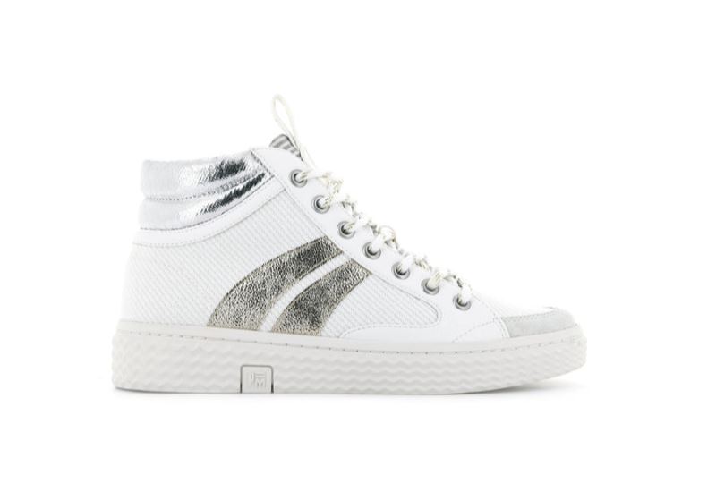 Palladium Høje Tempo 03 Txt Sneakers Dame Hvide | DK-840452