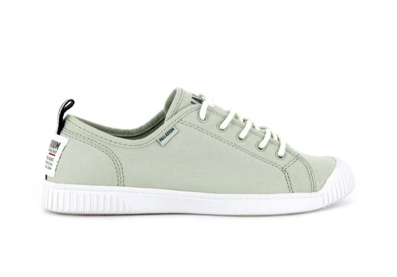 Palladium Lave Easy Blonder Canvas Sneakers Dame Brune | DK-001604