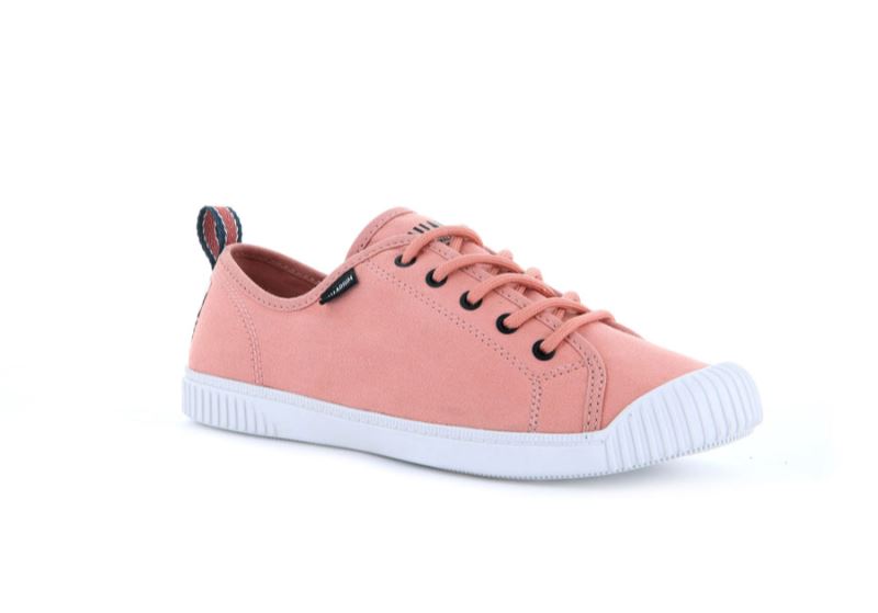 Palladium Lave Easy Blonder Canvas Sneakers Dame Lysekoral | DK-207306