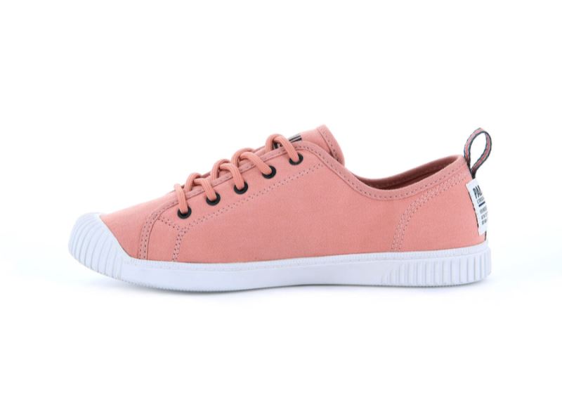 Palladium Lave Easy Blonder Canvas Sneakers Dame Lysekoral | DK-207306