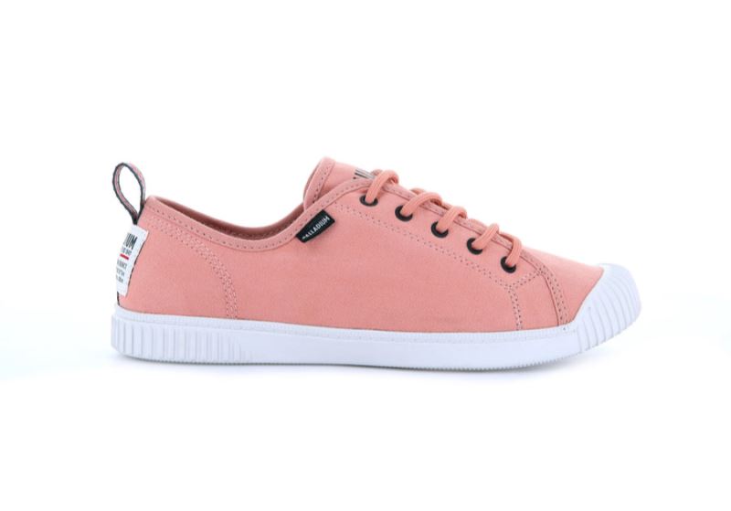 Palladium Lave Easy Blonder Canvas Sneakers Dame Lysekoral | DK-207306