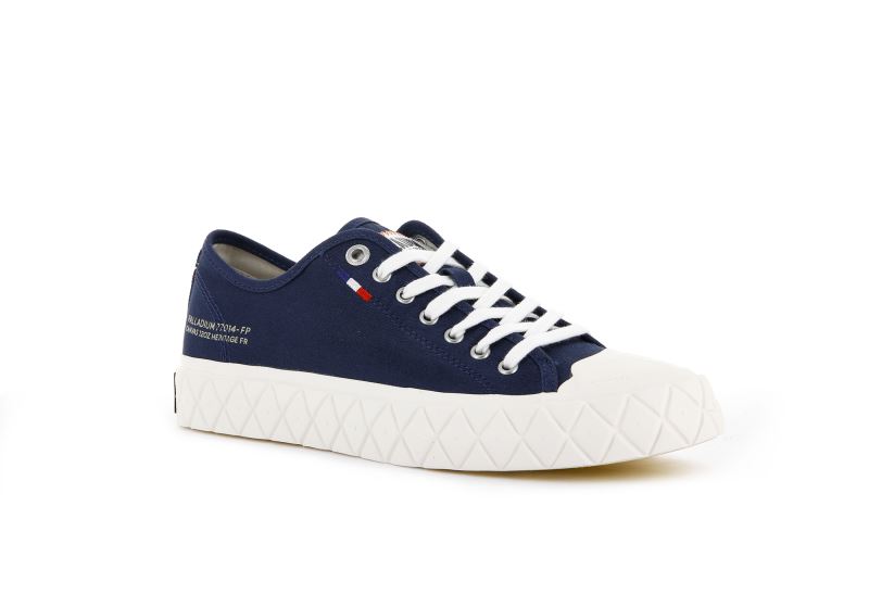 Palladium Lave Palla Ace Canvas Sneakers Herre Indigo | DK-036854