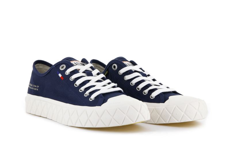 Palladium Lave Palla Ace Canvas Sneakers Herre Indigo | DK-036854