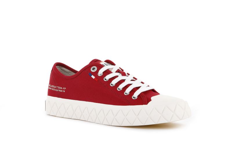 Palladium Lave Palla Ace Canvas Sneakers Dame Rød | DK-274590