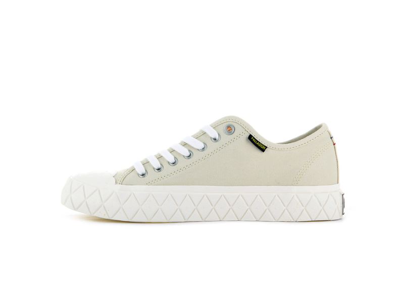 Palladium Lave Palla Ace Canvas Sneakers Dame Beige | DK-308805