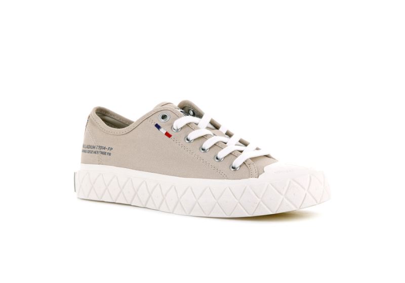 Palladium Lave Palla Ace Canvas Sneakers Herre Beige | DK-380452