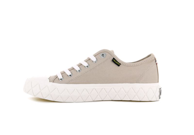 Palladium Lave Palla Ace Canvas Sneakers Herre Beige | DK-380452