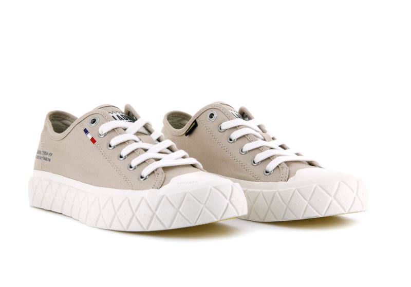 Palladium Lave Palla Ace Canvas Sneakers Herre Beige | DK-380452