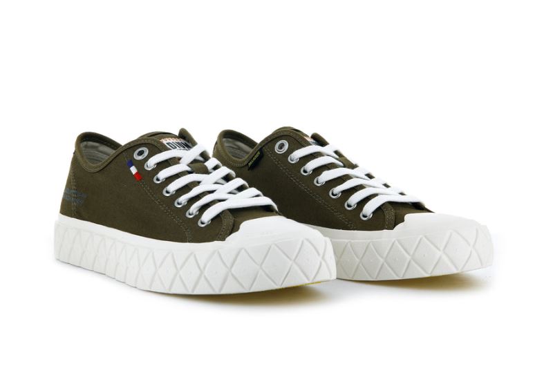 Palladium Lave Palla Ace Canvas Sneakers Dame Olivengrøn | DK-735230