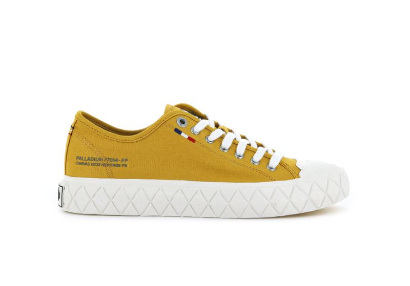 Palladium Lave Palla Ace Canvas Sneakers Dame Sennep | DK-912519