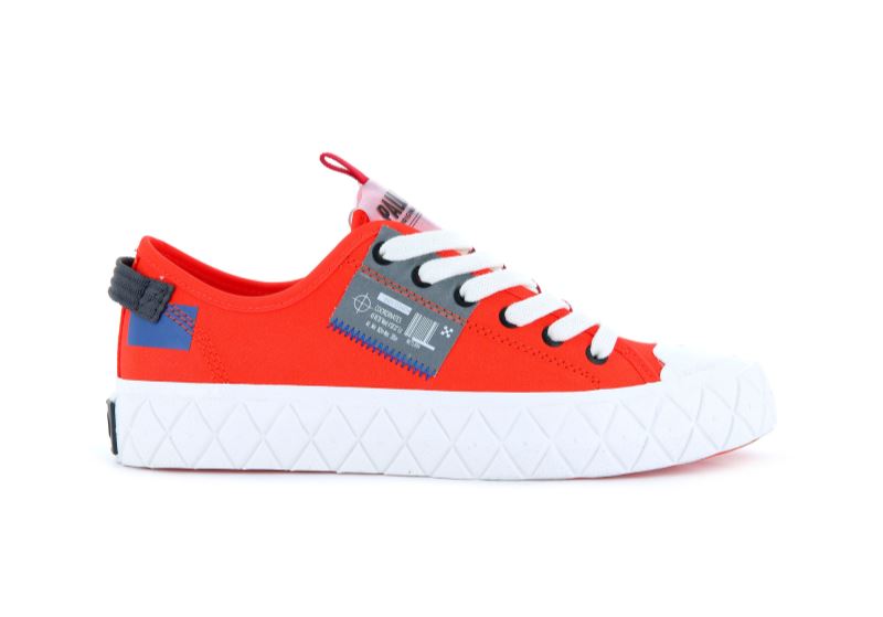 Palladium Lave Palla Ace Lo Ticket To Earth Sneakers Herre Rød | DK-986463