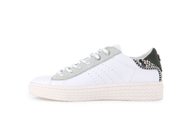 Palladium Lave Pallatempo 04 Syn Sneakers Dame Hvide Grøn | DK-805762