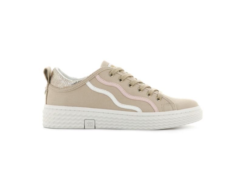 Palladium Lave Tempo 02 Cvs Sneakers Dame Beige Lyselyserød | DK-341939