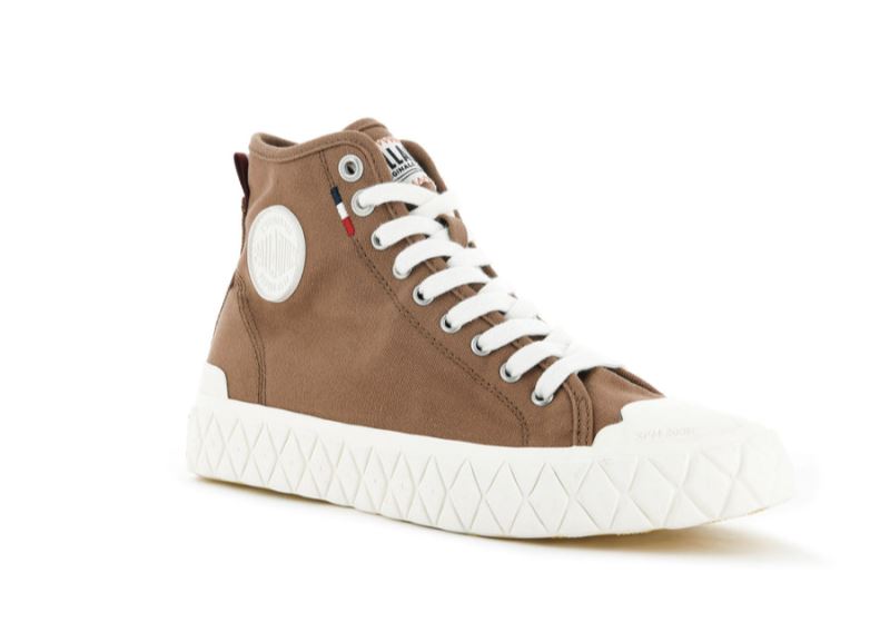 Palladium Mid Palla Ace Canvas Mid Sneakers Herre Mørkebrune | DK-002725