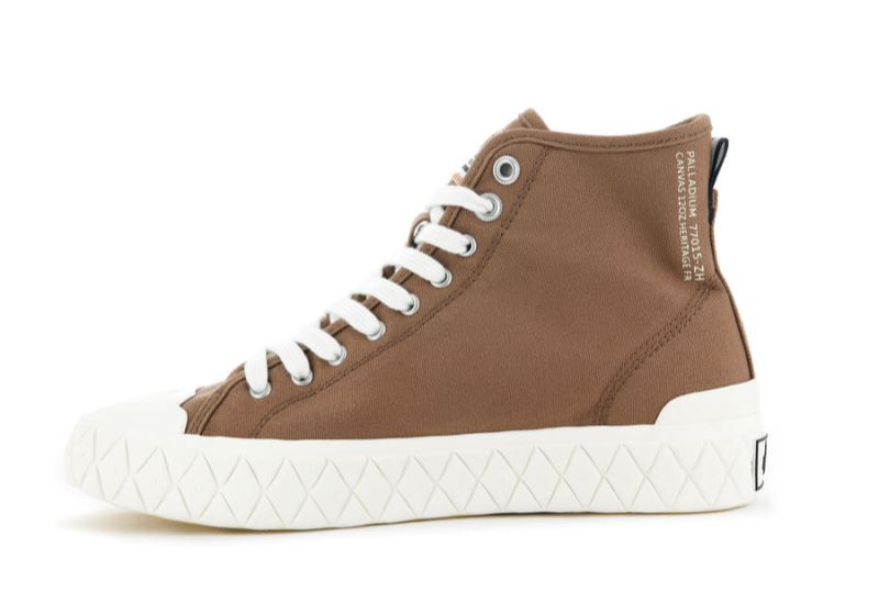 Palladium Mid Palla Ace Canvas Mid Sneakers Herre Mørkebrune | DK-002725