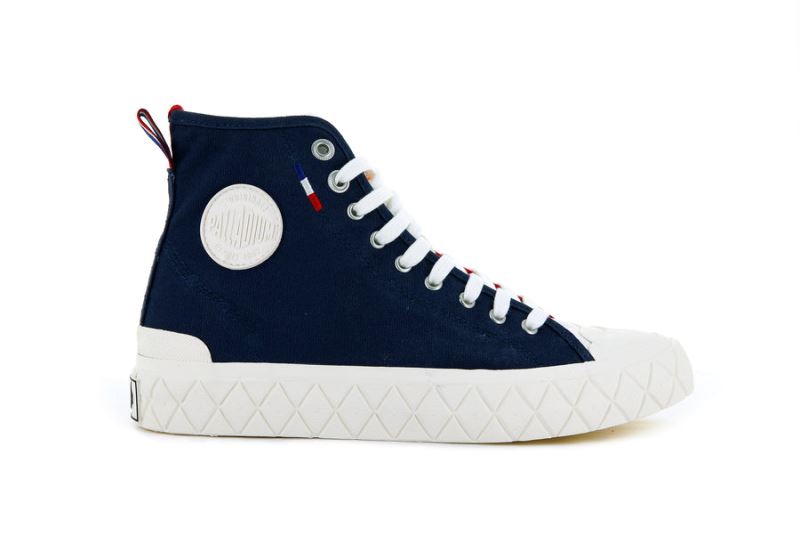 Palladium Mid Palla Ace Canvas Mid Sneakers Herre Indigo | DK-134938