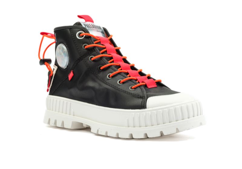 Palladium Mid Pallashock Mid Ticket To Earth Sneakers Herre Sort Sort | DK-196919