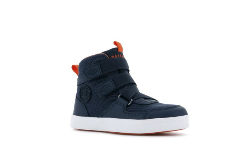 Palladium Mid Pallastreet Mid St Sneakers Børn Indigo | DK-021740