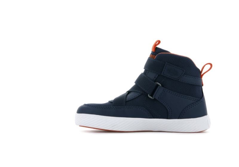 Palladium Mid Pallastreet Mid St Sneakers Børn Indigo | DK-021740