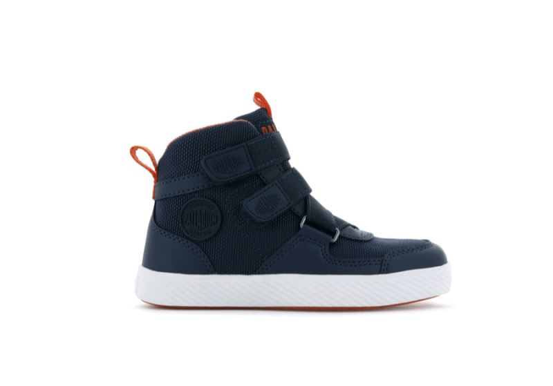 Palladium Mid Pallastreet Mid St Sneakers Børn Indigo | DK-021740