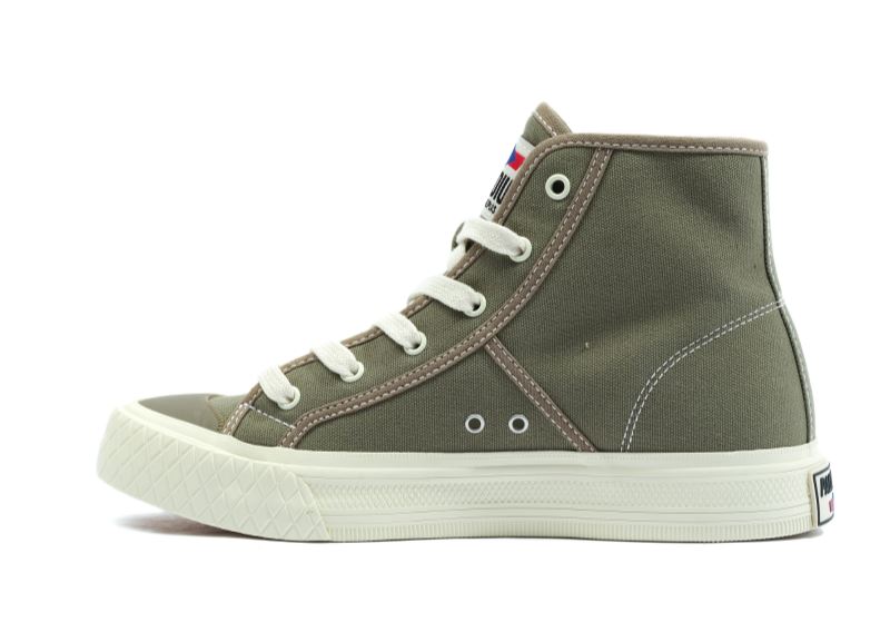 Palladium Palla Louvel Sneakers Dame Grøn | DK-123207