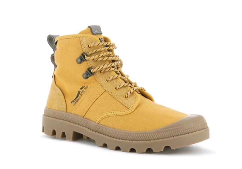 Palladium Pallabrousse Tactical Taktiske Støvler Dame Guld | DK-822605