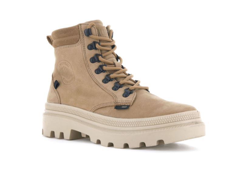 Palladium Pallatrooper Hiker Nubuck Vandrestøvler Dame Brune | DK-709706