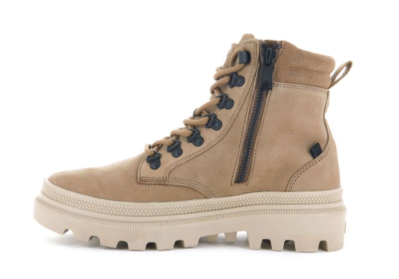 Palladium Pallatrooper Hiker Nubuck Vandrestøvler Dame Brune | DK-709706