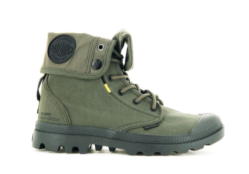 Palladium Pampa Baggy Supply Hi Boots Herre Mørkeolivengrøn | DK-341149