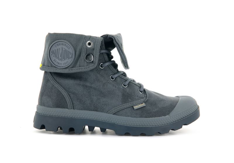 Palladium Pampa Baggy Wax Hi Boots Dame Mørkegrå | DK-169045