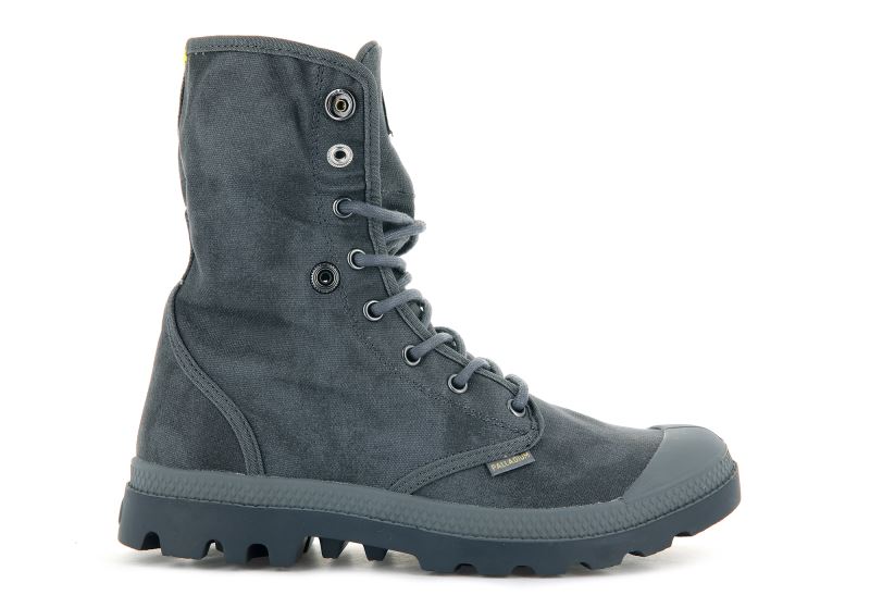 Palladium Pampa Baggy Wax Hi Boots Herre Mørkegrå | DK-059809