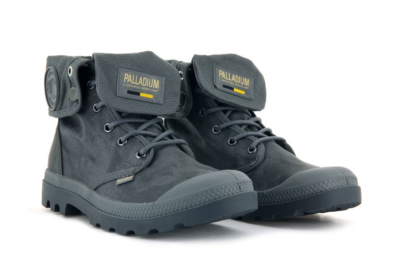 Palladium Pampa Baggy Wax Hi Boots Herre Mørkegrå | DK-059809