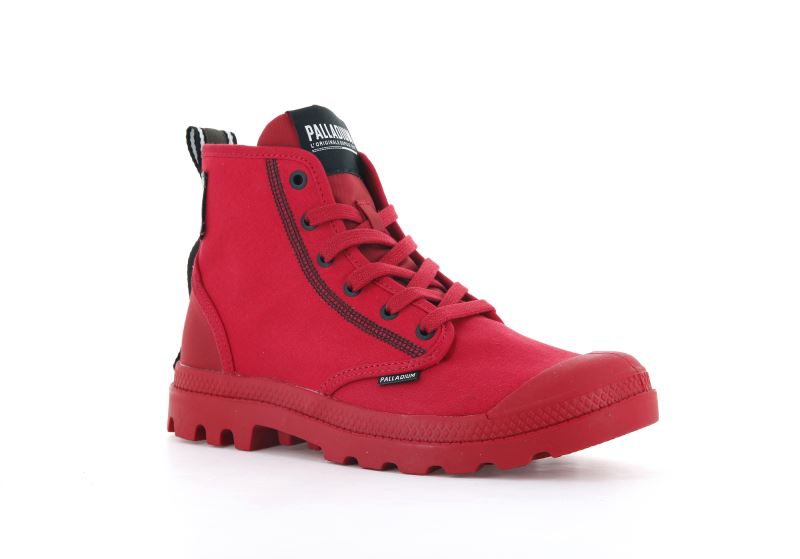 Palladium Pampa Dare 2 Survive Støvler Dame Rød | DK-211907