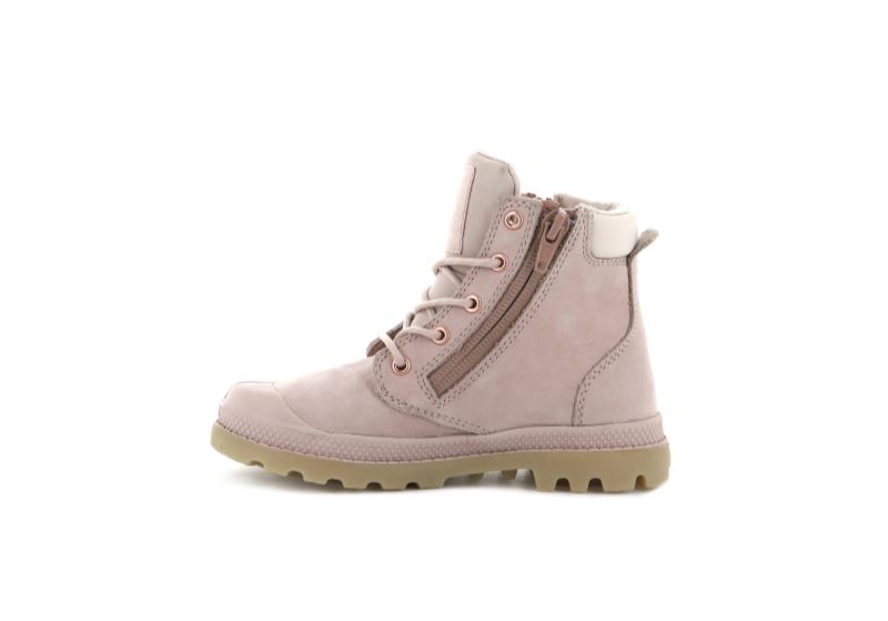 Palladium Pampa Hi Cuff Vandtætte Vandtætte Støvler Børn Lyserød | DK-476027