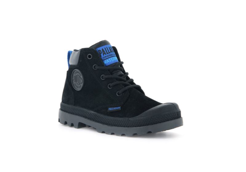 Palladium Pampa Hi Cuff Wp Oz Vinterstøvler Børn Sort Sort | DK-334603