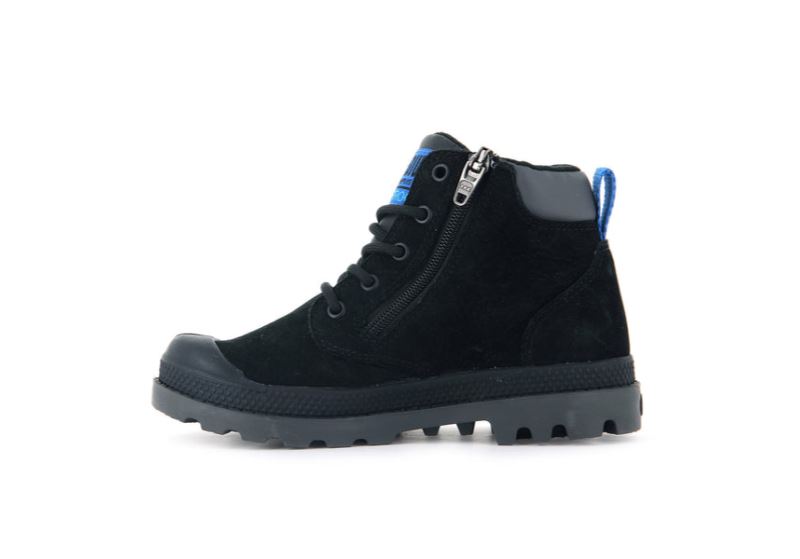 Palladium Pampa Hi Cuff Wp Oz Vinterstøvler Børn Sort Sort | DK-334603