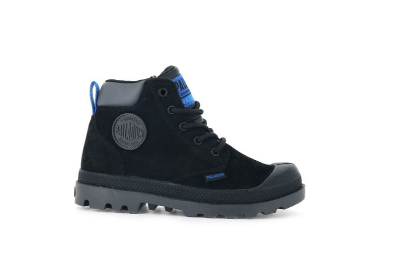 Palladium Pampa Hi Cuff Wp Oz Vinterstøvler Børn Sort Sort | DK-334603