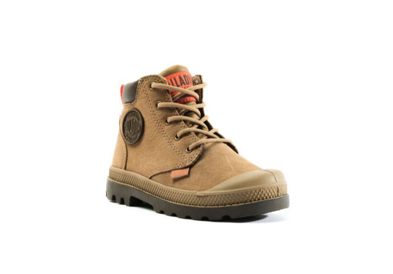 Palladium Pampa Hi Cuff Wp Oz Vinterstøvler Børn Brune | DK-603842