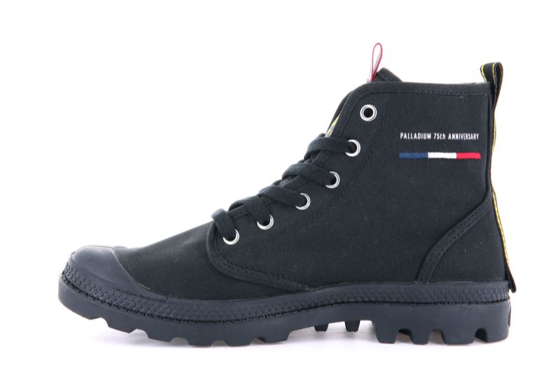 Palladium Pampa Hi Dare 75th Vandrestøvler Herre Sort Sort | DK-095268