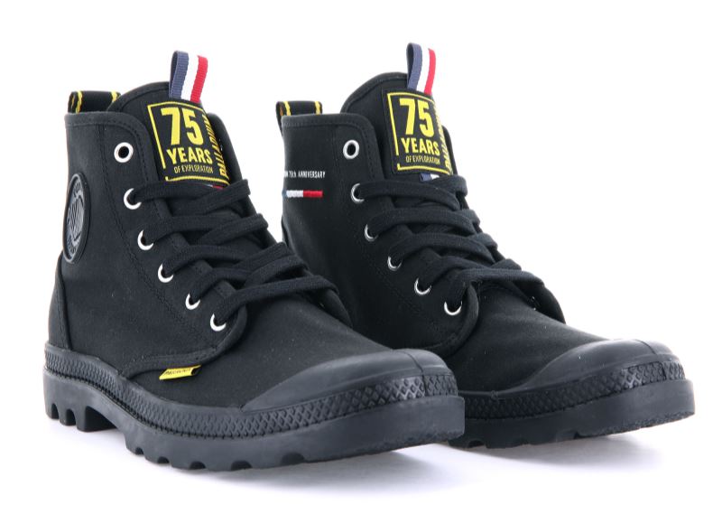 Palladium Pampa Hi Dare 75th Vandrestøvler Herre Sort Sort | DK-095268